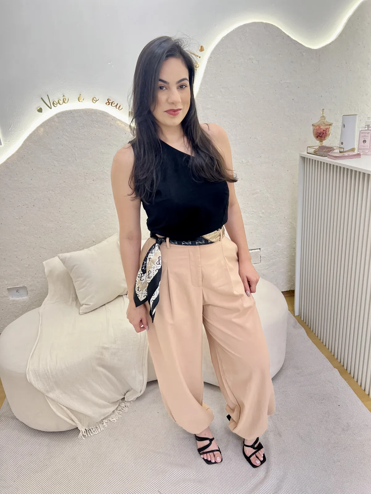 Calça bege